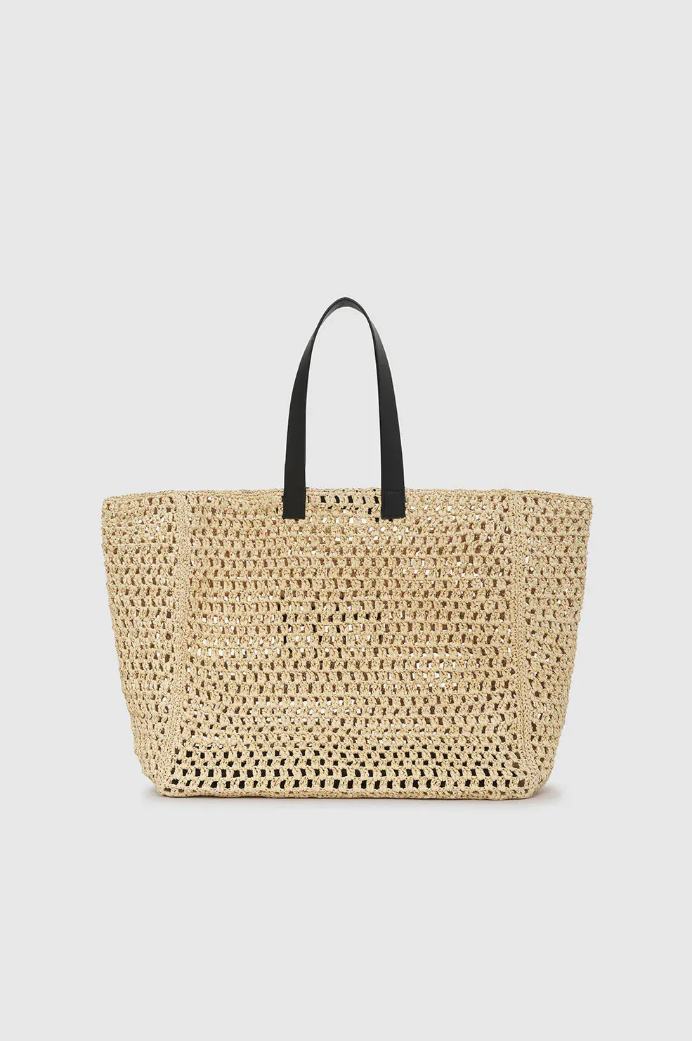 Anine Bing LARGE RIO TOTE - NATURAL