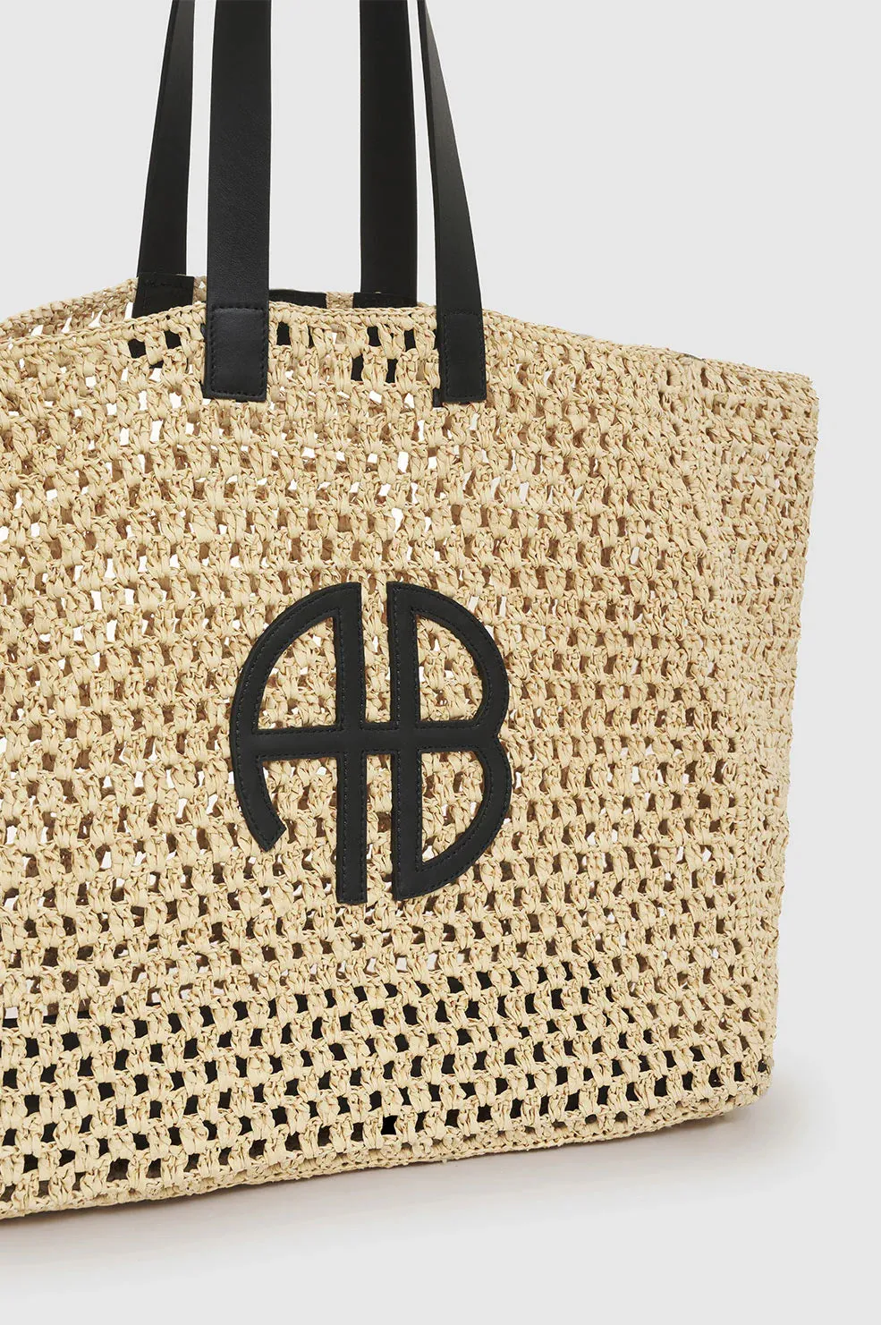 Anine Bing LARGE RIO TOTE - NATURAL