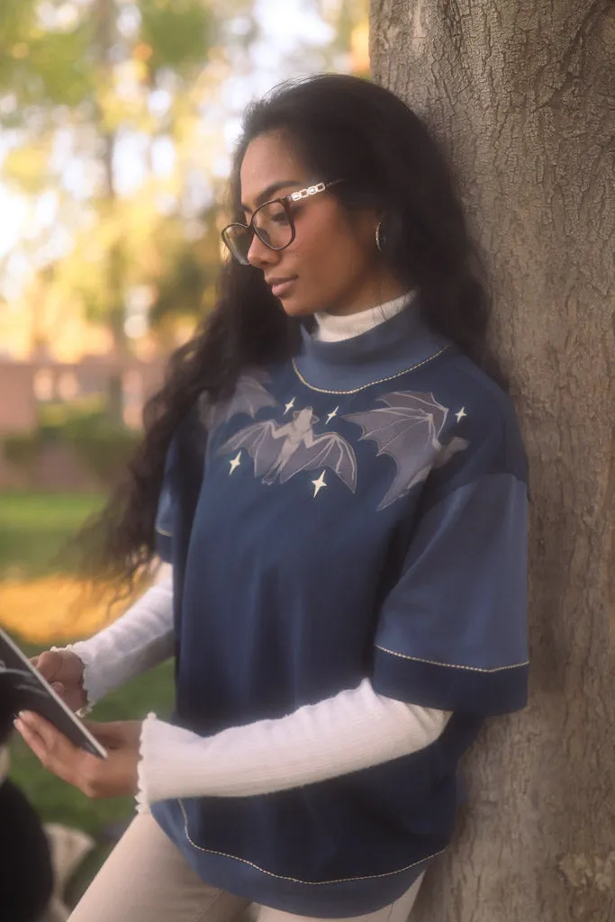 Bat Habits Mock Neck