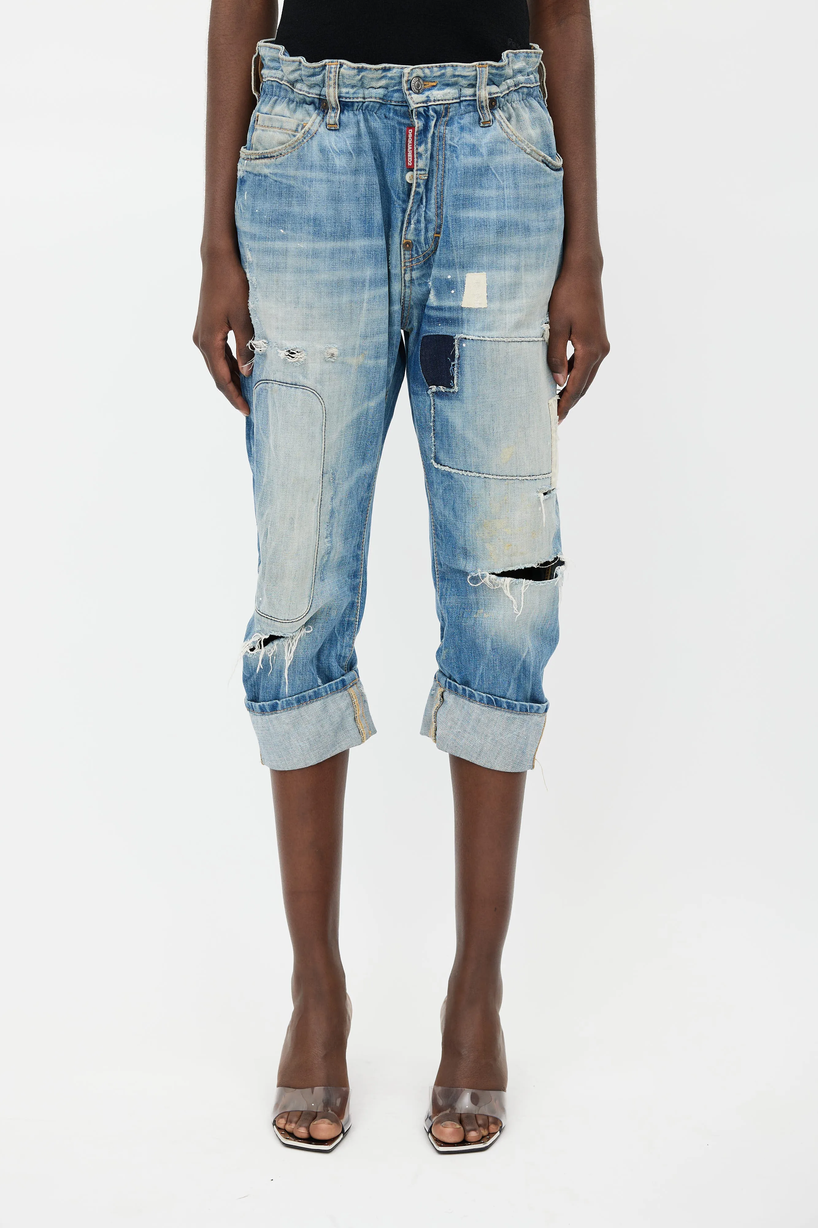 Blue Distressed Big Brother Jeans