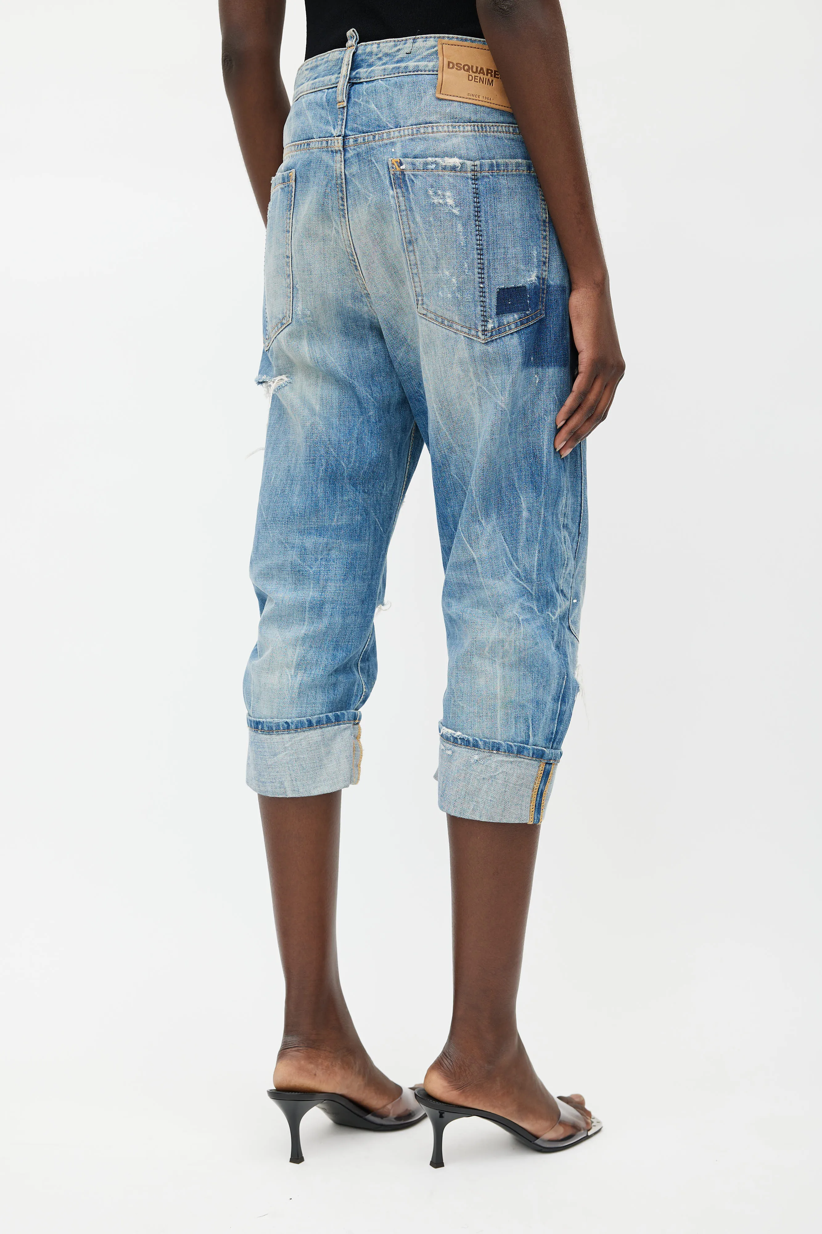 Blue Distressed Big Brother Jeans