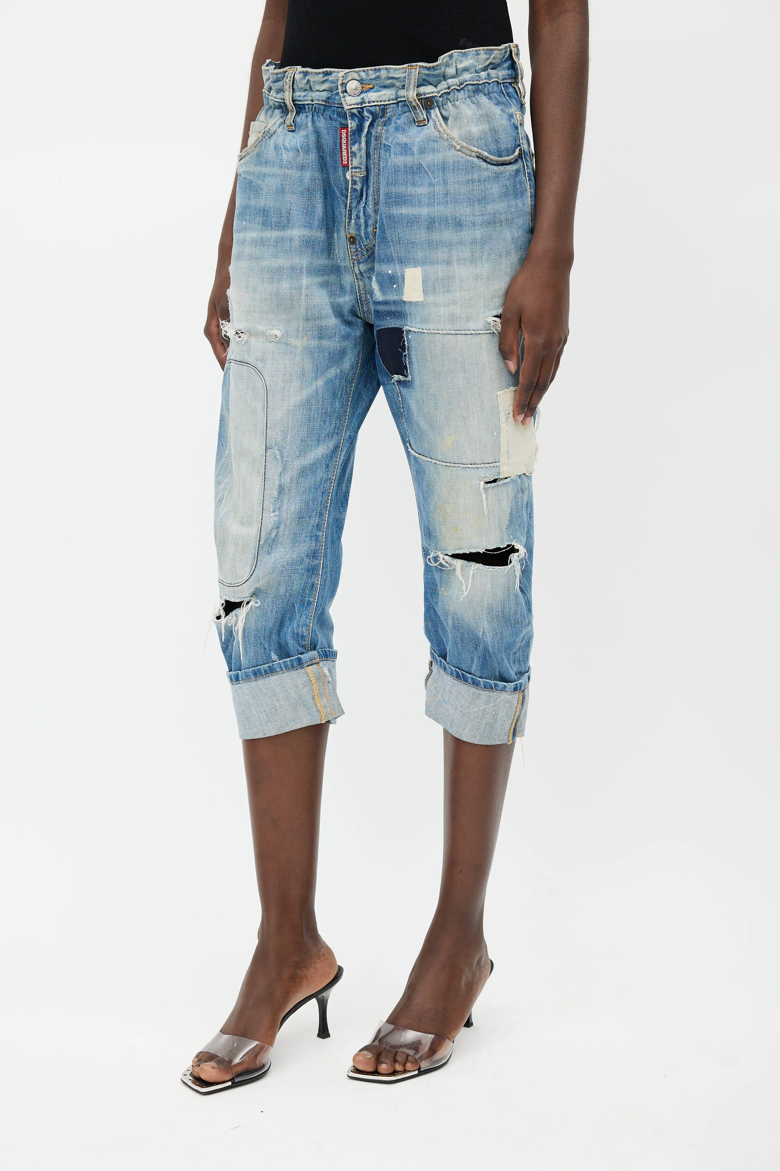 Blue Distressed Big Brother Jeans