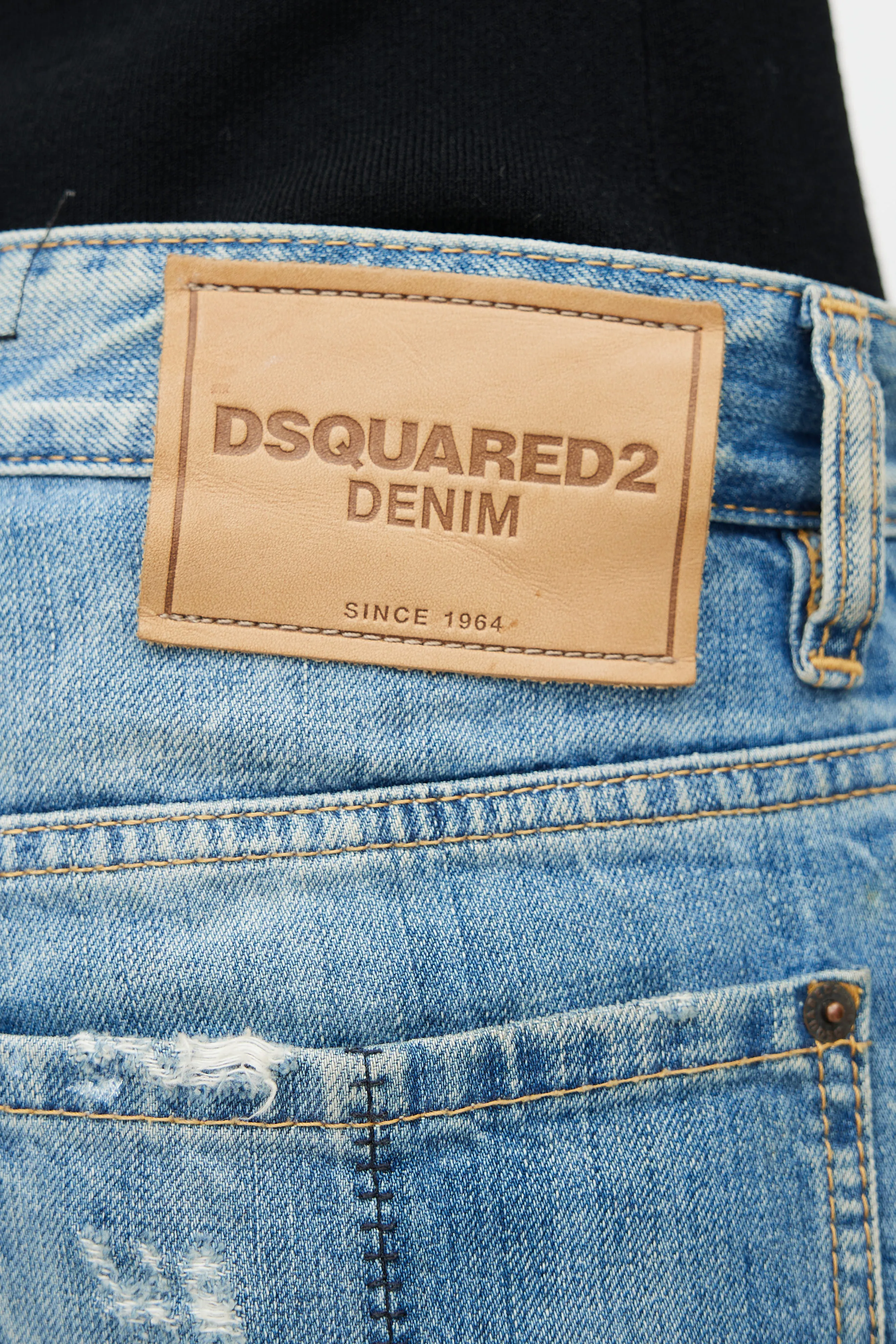 Blue Distressed Big Brother Jeans