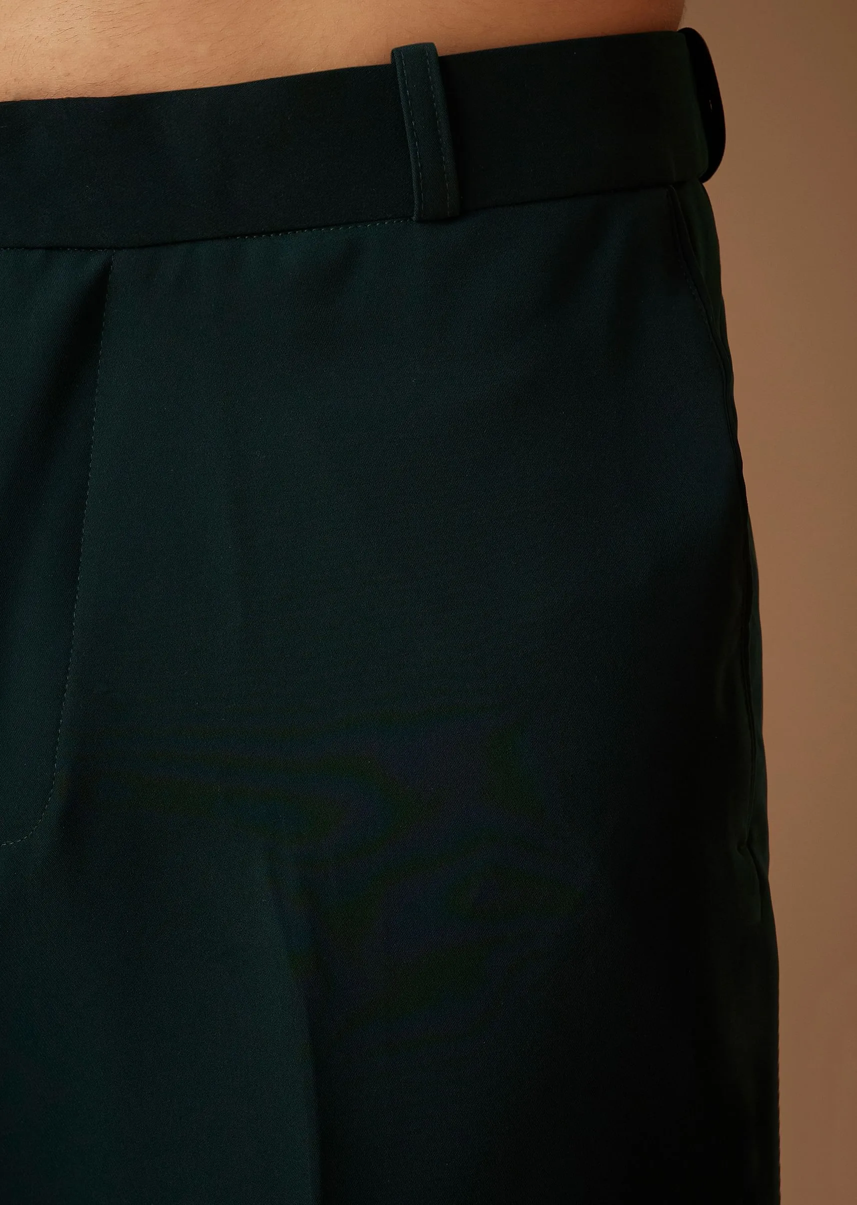 Bottle Green Hand Embroidered Tuxedo