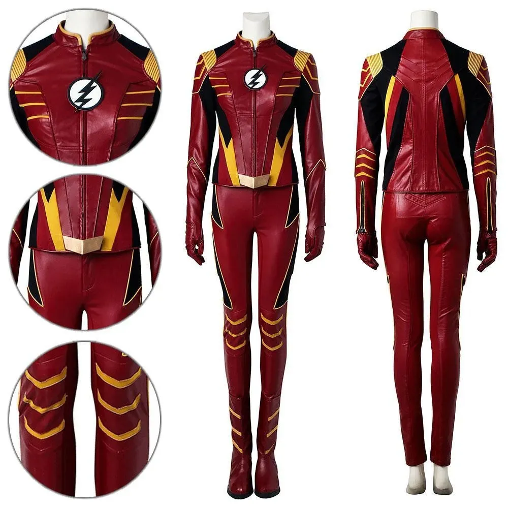 Female Speedster Jesse Quick Cosplay Costume