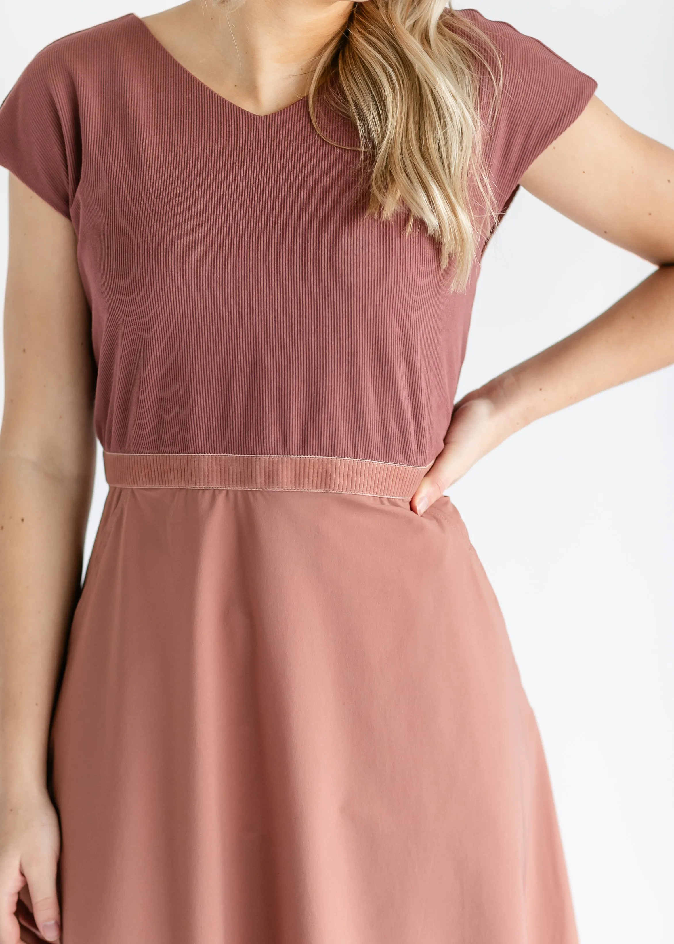 Kate Cap Sleeve Midi Dress - FINAL SALE
