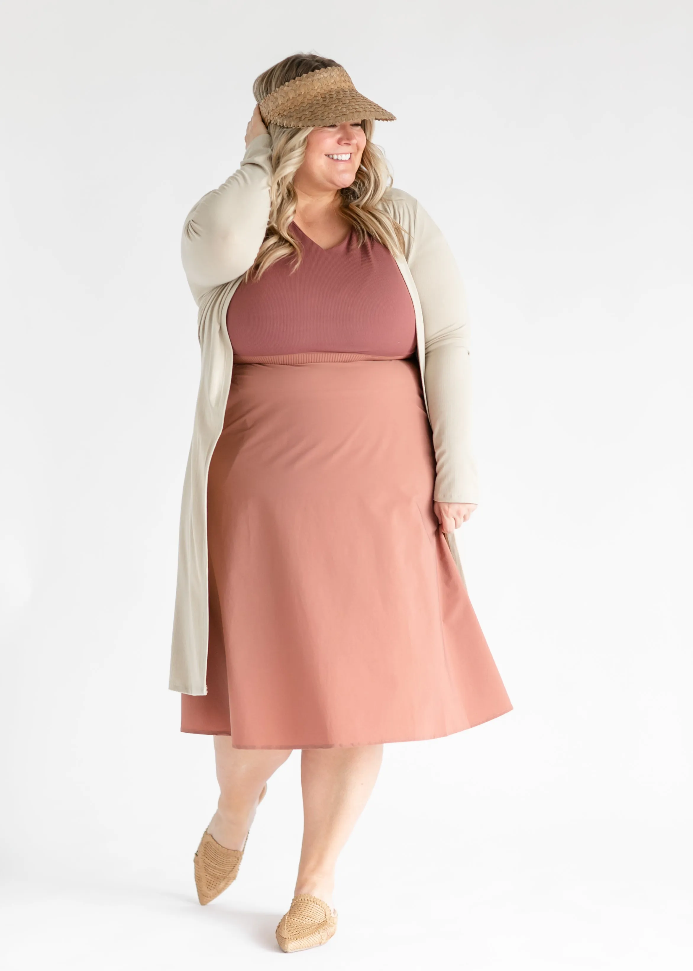 Kate Cap Sleeve Midi Dress - FINAL SALE